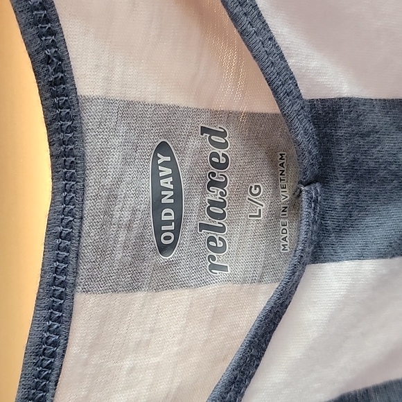 Old Navy Patriotic Tank women's red white blue NWOT size L - Picture 2 of 9